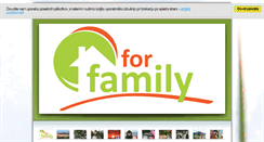 Desktop Screenshot of forfamily.si